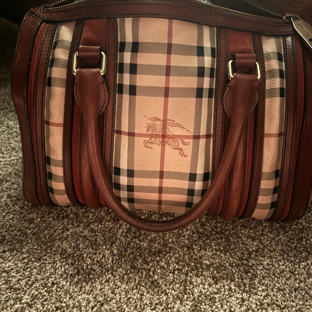 Burberry bag.